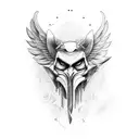 wing devil tattoo design idea