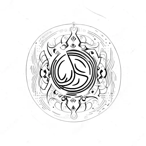 the phrase "a sound mind dwells within a sound soul and a sound body"with the word "sound" in the middle tattoo design idea