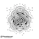 the phrase "a sound mind dwells within a sound soul and a sound body"with the word "sound" in the middle tattoo design idea