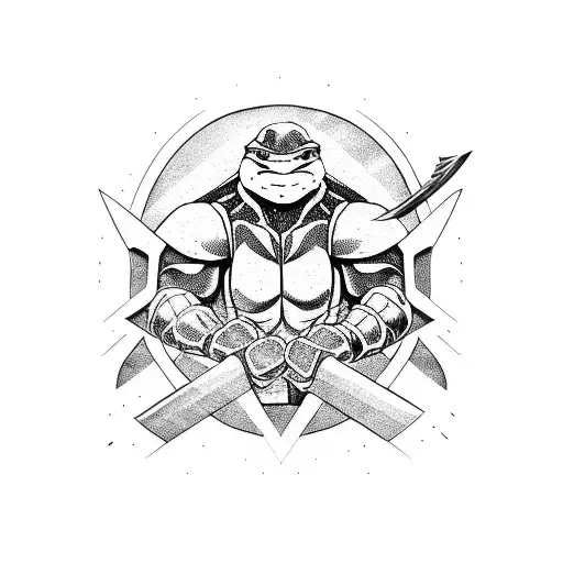 tmnt shredder tattoo design idea