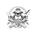 tmnt shredder tattoo design idea
