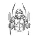 tmnt shredder tattoo design idea