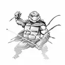 tmnt shredder tattoo design idea