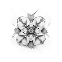 Frangipanier tattoo design idea