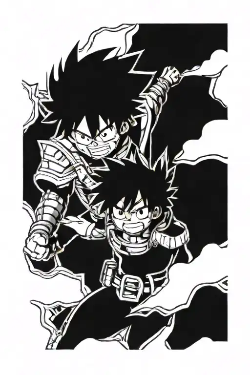 my hero academia tattoo design idea