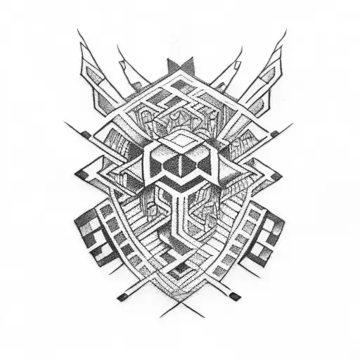 Ecuador tribal tattoo design idea