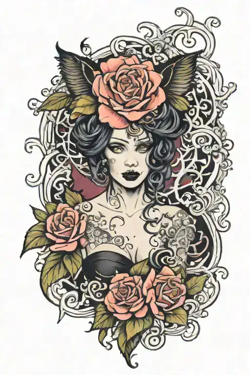 dark romance books tattoo design idea