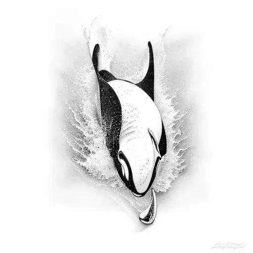orca tattoo design idea