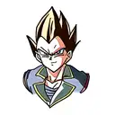 Vegeta  tattoo design idea