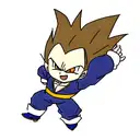 Vegeta  tattoo design idea