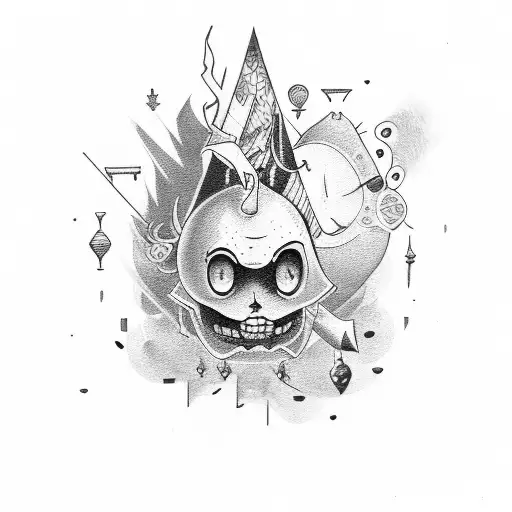 Adam hazbin hotel tattoo design idea