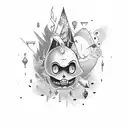 Adam hazbin hotel tattoo design idea