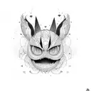 Adam hazbin hotel tattoo design idea