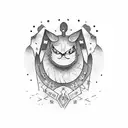 Adam hazbin hotel tattoo design idea