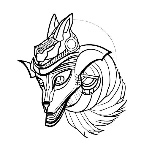 Anubis tattoo design idea