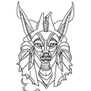 Anubis tattoo design idea
