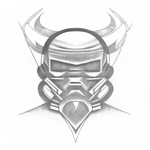 mf doom tattoo design idea