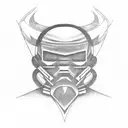 mf doom tattoo design idea