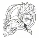 hunter x hunter killlua tattoo design idea