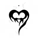 monster energy as a heart tattoo design idea