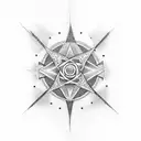 Devise a tattoo illustrating the transformation of negative energy into a captivating occult symbol tattoo design idea
