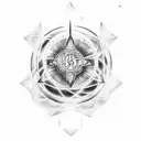 Devise a tattoo illustrating the transformation of negative energy into a captivating occult symbol tattoo design idea