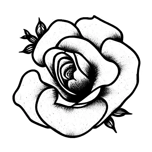 wild rose and heather tattoo design idea