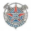 texas rangers city connect logo tattoo design idea