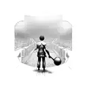 man in the arena tattoo design idea