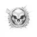 Zach Bryan Revival  tattoo design idea