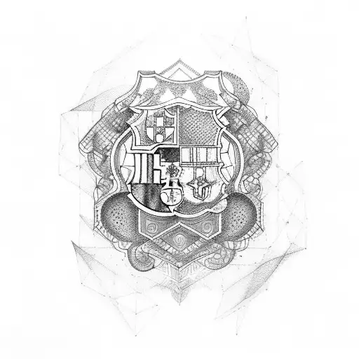 barcelona tattoo design idea