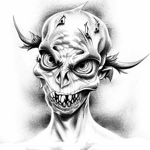 hell boy  tattoo design idea