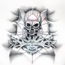 hell tattoo design idea