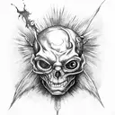 hell boy  tattoo design idea