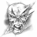 hell boy  tattoo design idea