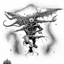 hell boy  tattoo design idea