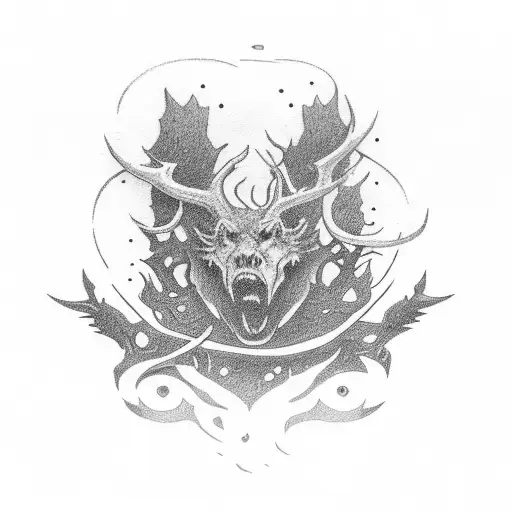 Offspring logo integrated with offroad and Ford Ranger imagery tattoo design idea