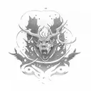 Offspring logo integrated with offroad and Ford Ranger imagery tattoo design idea