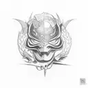 Offspring logo integrated with offroad and Ford Ranger imagery tattoo design idea