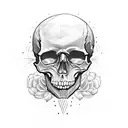 skull mandala  tattoo design idea