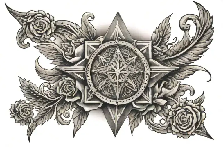 biblical tattoo design idea