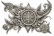 biblical tattoo design idea