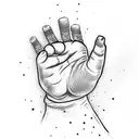 mma fighter fists tattoo design idea