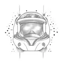 spaceman  tattoo design idea