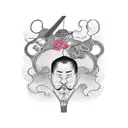 bass guitar  tattoo design idea