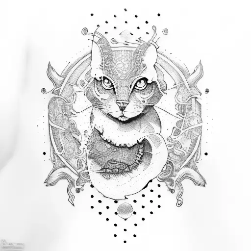 oldschool curiosity tattoo design idea