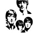 Beatles lyrics tattoo design idea