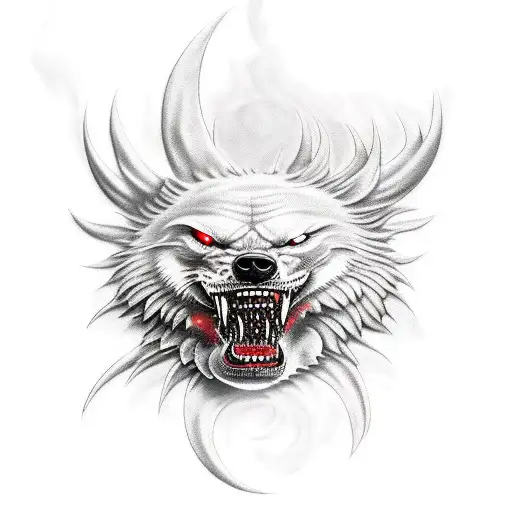 lobo tattoo design idea