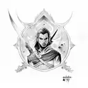 ciro rey de persia tattoo design idea