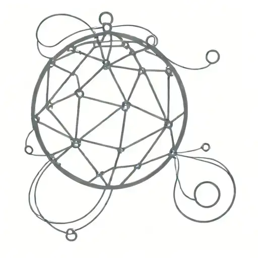 disco ball tattoo design idea